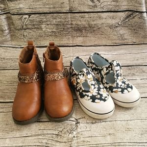 Toddler booties and Vans